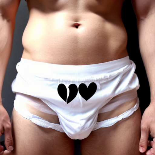 White panties. Say "I ❤️ my sons"  on the crotch.