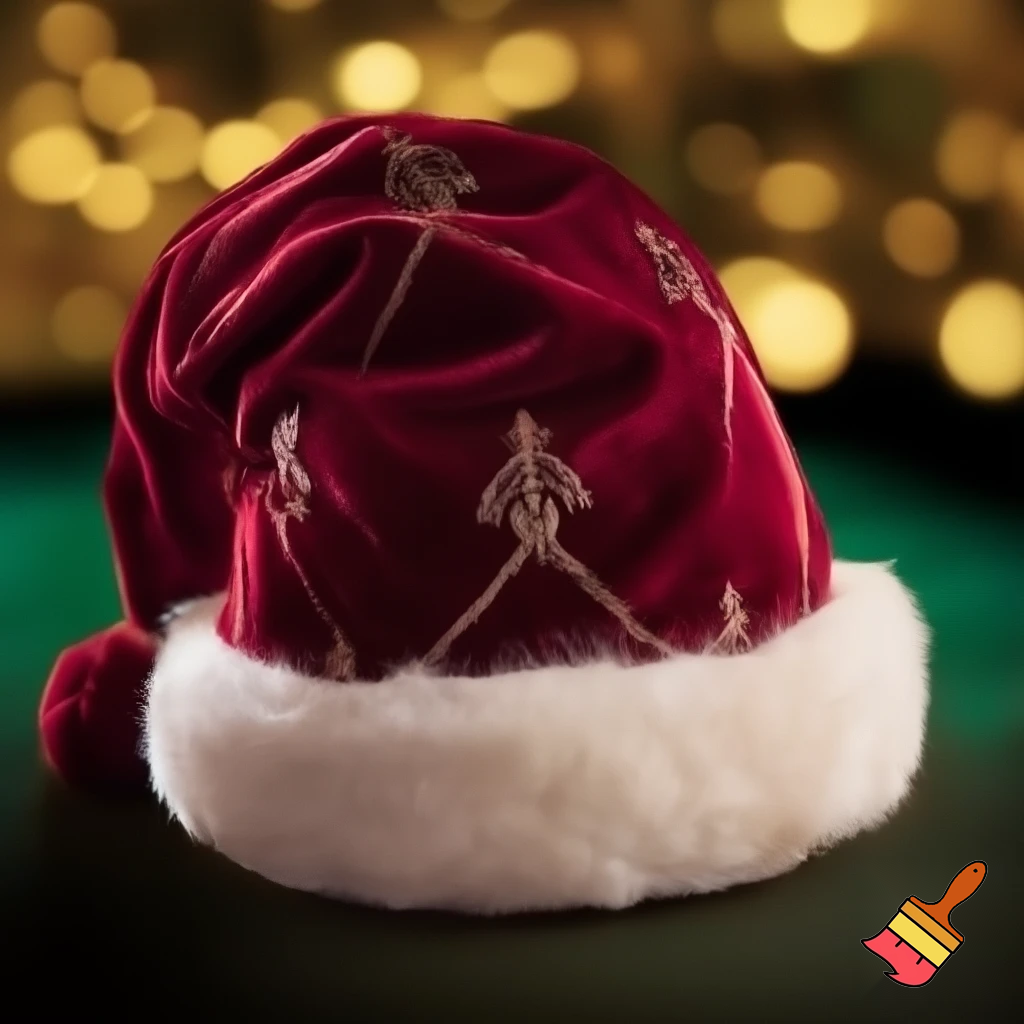 Elf Santa Claus hat velvet Santa Claus elf hat Santa Claus