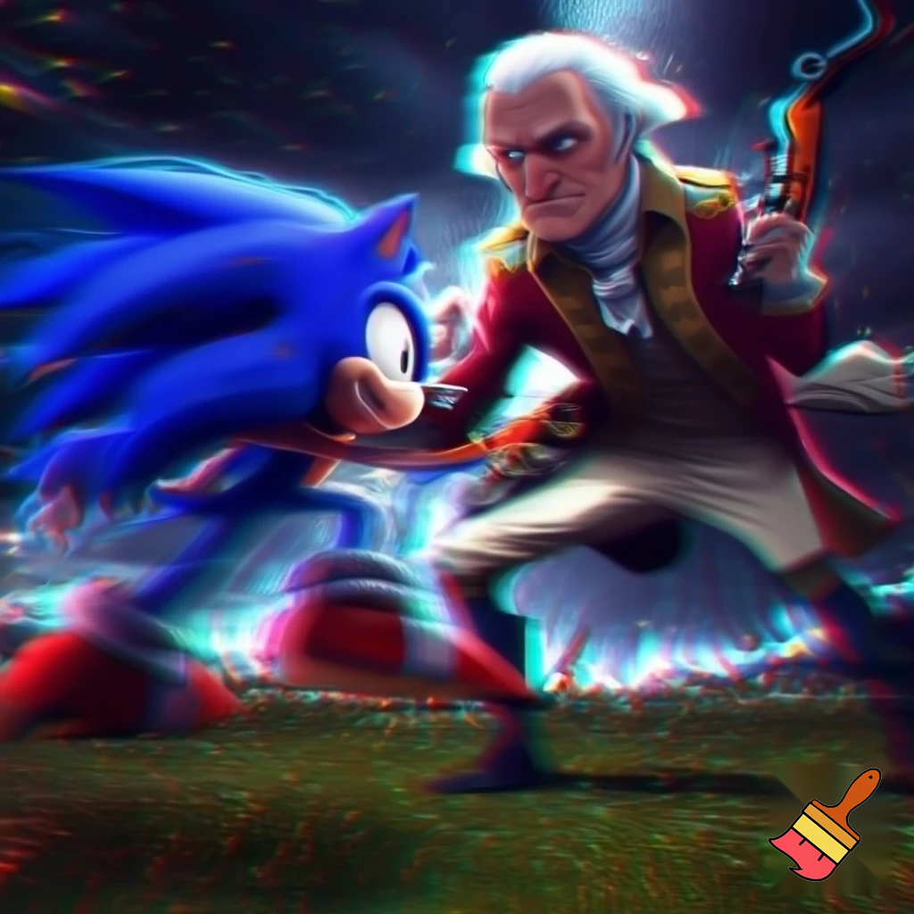 sonic the hedgehog vs George washington