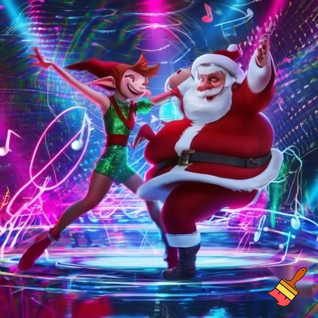 Just dance 2027 elf and Santa Claus 