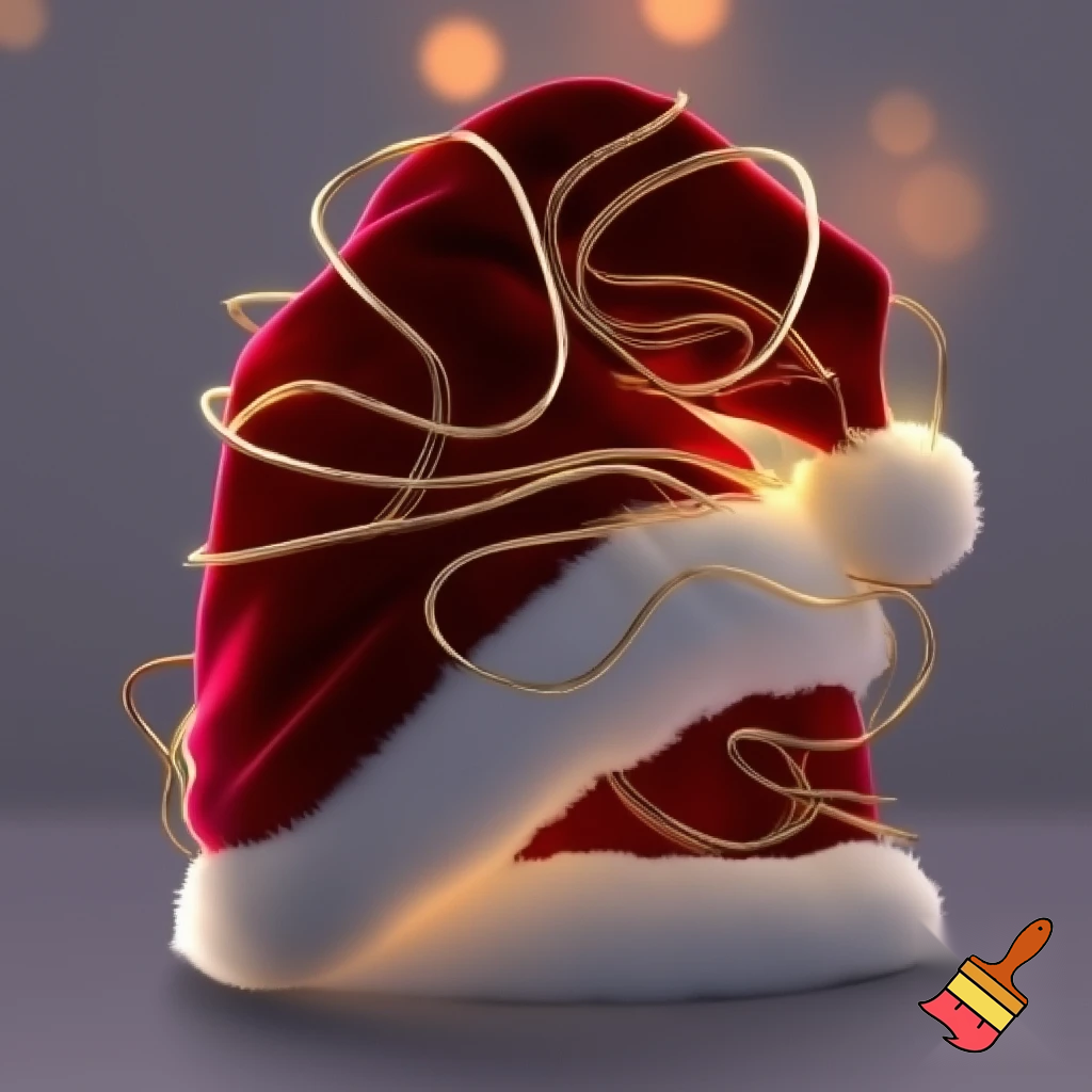 Elf Santa Claus hat velvet Santa Claus elf hat Santa Claus Bendy wires