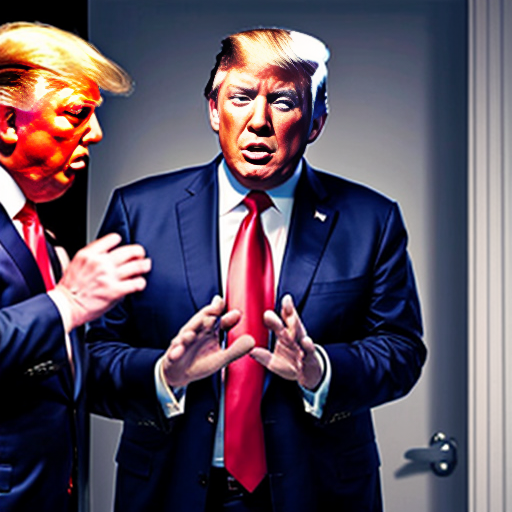 donald trump being spanked by netanyahu while j.d. vance climbs out of a fart cloud