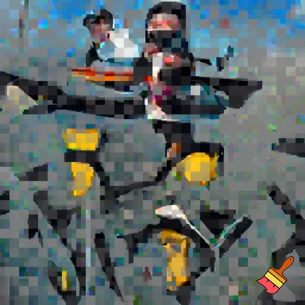 A detailed, cinematic portrait of an Asian female Lighthouse Explorer Commander standing in a desert landscape within the Ether. She wears the official Explorer uniform for a group leader: a deep blue travel coat with yellow accents along the seams and straps, slightly worn and dusted with sand, flowing dramatically in the wind. Her coat has multiple functional pockets for maps, runes, and tools, reinforced tactical straps, and a high collar. She wears a patrol cap with sand-protected goggles resting on top, and tall knee-high combat boots, slightly scratched from long expeditions.

Her expression is focused and determined, eyes sharp and scanning the horizon. She has faint bruises and scratches on her face, showing signs of recent battles, but maintains a calm, commanding presence. On her arm, she wears a yellow leadership armband, symbolizing her rank. Her hands rest confidently on a hybrid lantern-sword, a unique weapon combining Ether energy and physical blade, glowing faintly with runes.

The coat’s inner lining glows subtly with Ether runes, reflecting her connection to dimensional energy. The belt has additional attachments: a small splinter of Scarlet Stone, hooks for tools, and a sheath for her short runic dagger. Her stance is dynamic yet authoritative, weight balanced for combat or quick movement. The desert wind stirs her hair and coat, sending sand particles into the air, highlighted by warm sunlight and soft atmospheric haze.

Style: hyper-detailed, realistic anime-inspired, cinematic lighting, expressive facial features, intricate clothing textures, glowing subtle magical effects, functional tactical gear, dynamic composition, soft ambient particles around her, heroic and commanding aura.”**