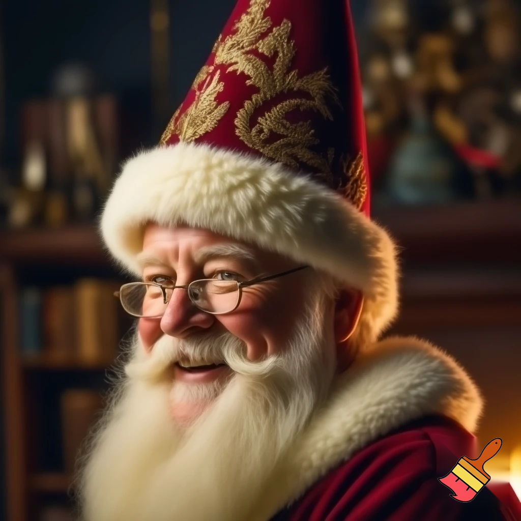 Santa Claus wizard hat