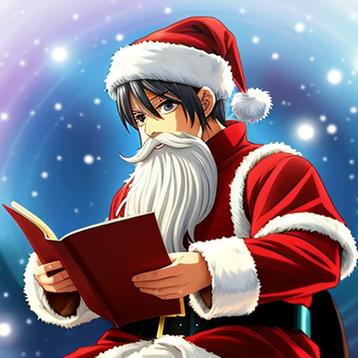 Santa Claus toy special one a wizard read red and velvet