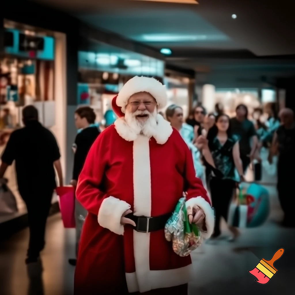 Santa Claus at Cranbourne shopping Centre