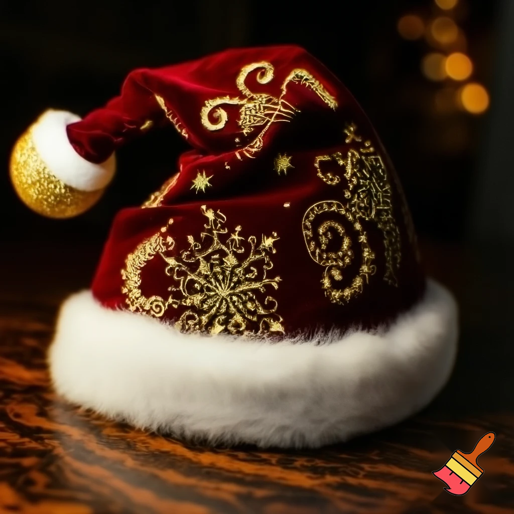 Christmas wizard hat