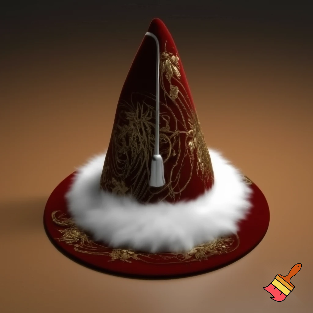 Christmas wizard hat