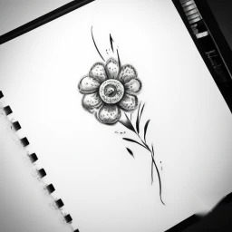 march birth flower tattoo