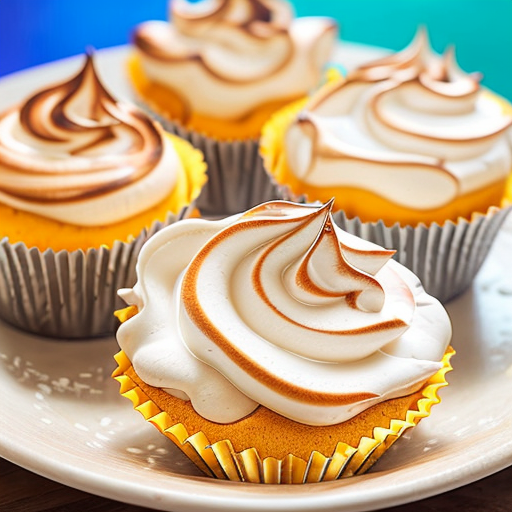 Fold dry ingredients into meringue 