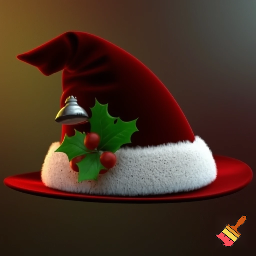 Christmas wizard hat