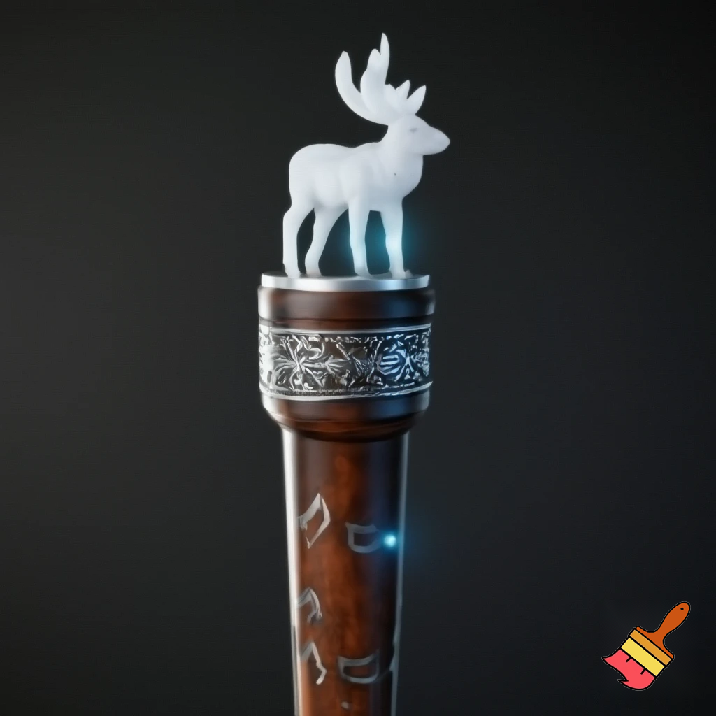 Russian Santa Claus walking stick with with t reindeers magic walking stick a plastic plastic Russian Santa Claus walking stick magic walking stick magic or stick