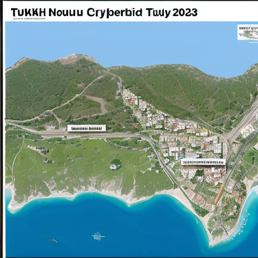 An official image of the Turkish Republic of Northern Cyprus in 2030 with forecast (not official), and surely with buildings