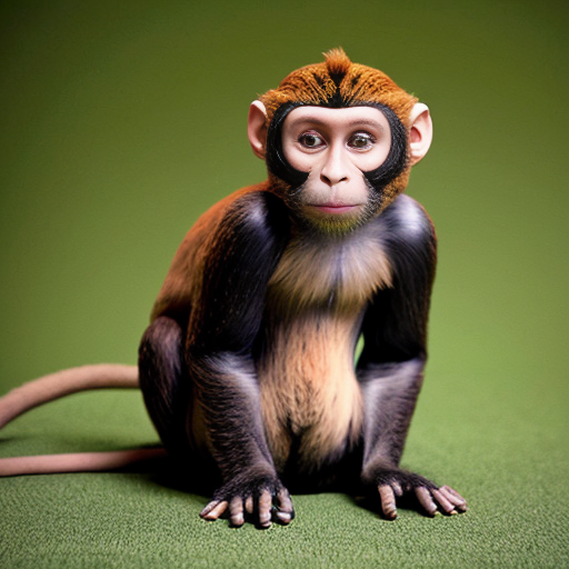 Merge a monkey and a cat into one creature 