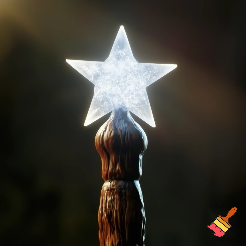 Magic walking stick with a star💫🌟⭐️🌠