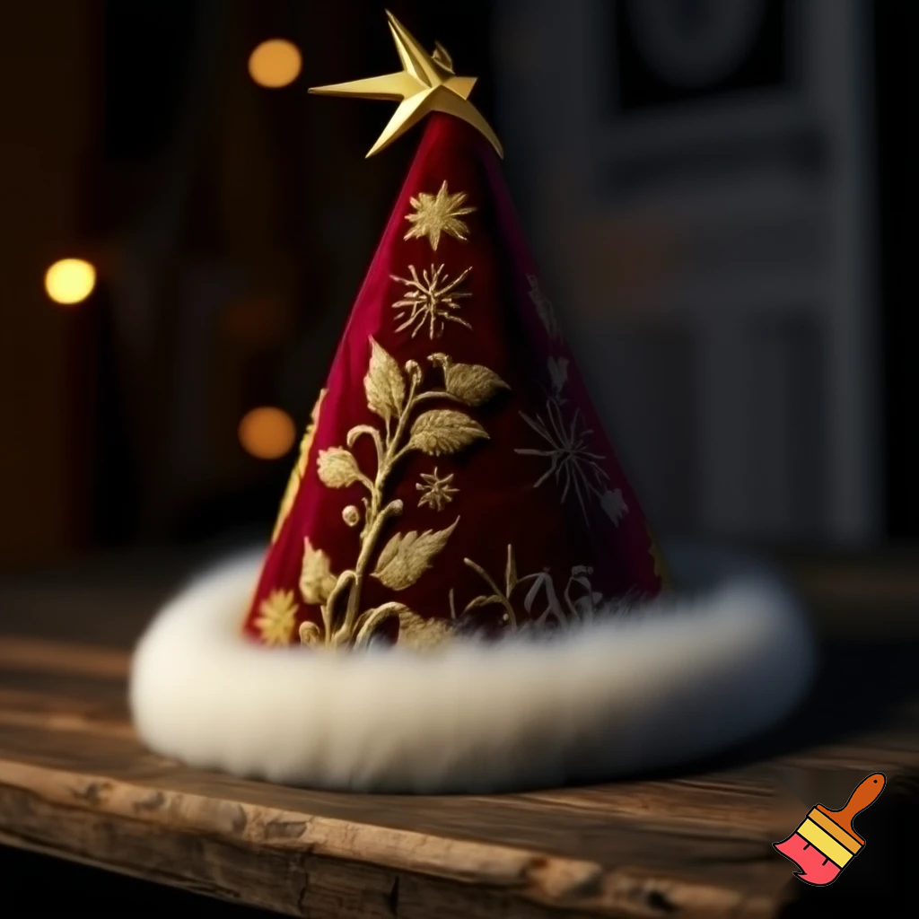 Christmas wizard hat