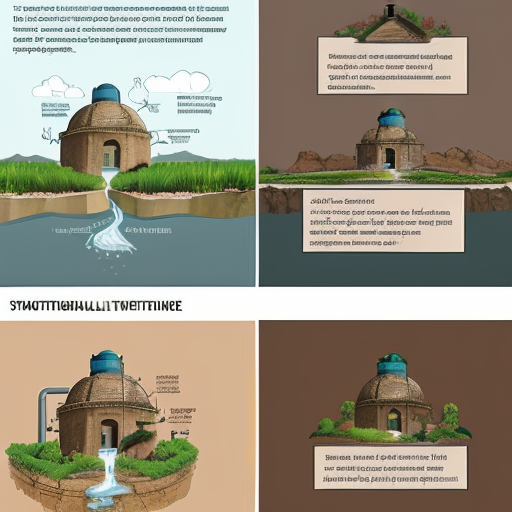 Design a professional A3 vertical educational infographic poster titled
“Water Harvesting Systems: Ancient Wisdom vs Modern Innovation”
Use a clean academic layout with balanced spacing, clear typography, and a structured comparison design.
🔶 LEFT PANEL – Ancient Indian Water Harvesting Systems
(Theme: Warm earthy colors – brown, sandstone, terracotta tones. Background: rural landscape, desert, traditional architecture.)
Include realistic labeled illustrations of:
Jhalara (rectangular stepped water tank)
Talab (village pond reservoir)
Bawari (deep stepwell structure)
Tannka (underground circular tank in desert house)
Ahar–Pyne (irrigation channel and reservoir system)
Johads (small earthen check dam)
Panam Keni (natural spring well from hilly region)
Khadin (rainwater farming embankment system)
Kund (covered underground rainwater tank)
Baoli (multi-level stone stepwell)
Show villagers collecting water, stone masonry, earthen embankments, and natural groundwater recharge visuals.
🔷 RIGHT PANEL – Modern Water Harvesting Systems
(Theme: Cool blue and green colors. Background: modern city skyline, eco-friendly buildings.)
Include labeled illustrations of:
Rooftop Rainwater Harvesting with pipes and filtration
Recharge Pits with gravel layers
Check Dams (concrete barrier across stream)
Percolation Tanks
Borewell Recharge System
Underground Storage Tank with filtration unit
Show technical diagrams with arrows indicating water flow and groundwater recharge.
☁ CENTER TOP VISUAL
A large rain cloud pouring rain equally on both ancient and modern sides, symbolizing continuity of water conservation.
📊 CENTER COMPARISON BOX – “Ancient vs Modern: Key Differences”
Present as a neat infographic table:
• Construction: Stone & Earth vs Concrete & PVC
• Technology: Traditional Knowledge vs Engineered Systems
• Scale: Community-Based vs Domestic & Urban
• Cost: Low & Sustainable vs Moderate to High
• Maintenance: Community Managed vs Technical Supervision
🌍 BOTTOM SECTION – IMPACT & MESSAGE
Add bullet icons of water drops showing: ✔ Groundwater Recharge
✔ Flood Control
✔ Water Security
✔ Agricultural Support
Add bold closing slogan: “Learn from the Past. Innovate for the Future.”
“Harvest Rain Today, Secure Tomorrow.”
Style: Ultra-clear, realistic, high-resolution 4K, professional educational infographic, sharp readable text, balanced layout, no watermark, clean typography.