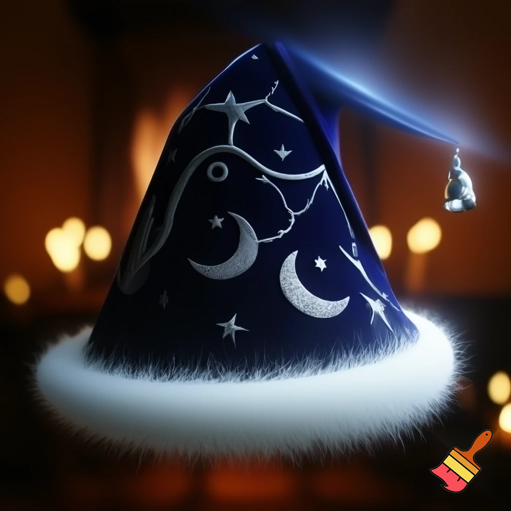 A wizard Christmas hat