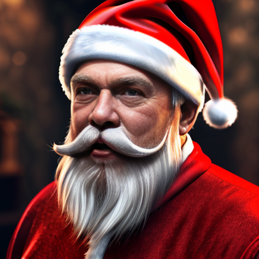 Christmas Santa Claus wizard hat