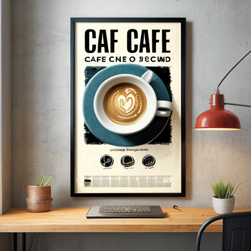 cafe wall poster
