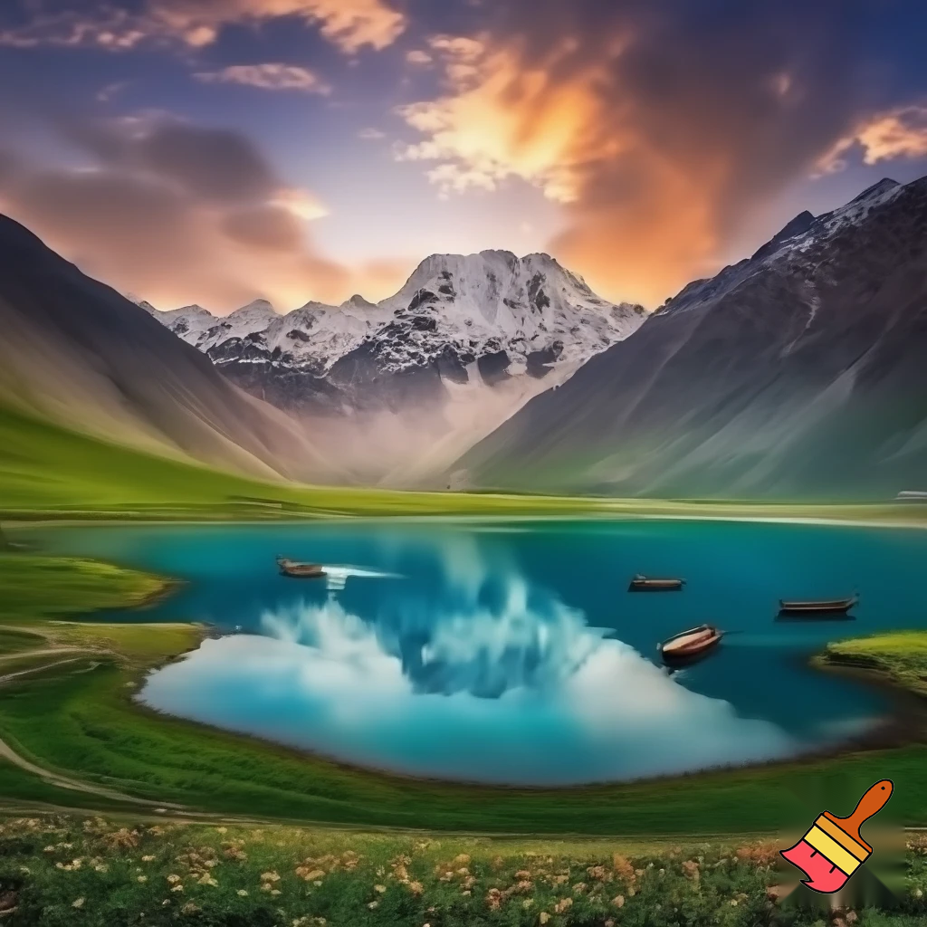 Lake Saif ul Malok Naran Pakistan full view 