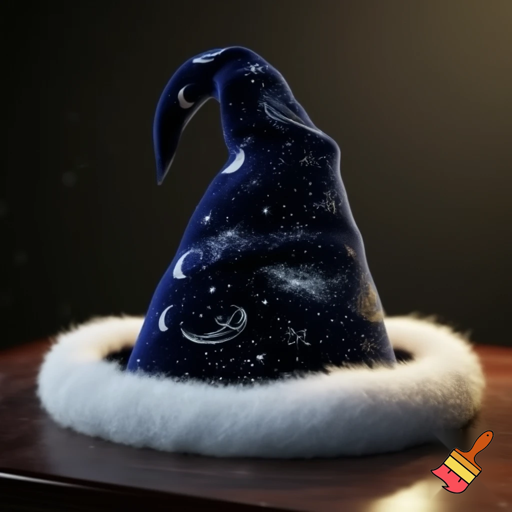 A wizard Christmas hat