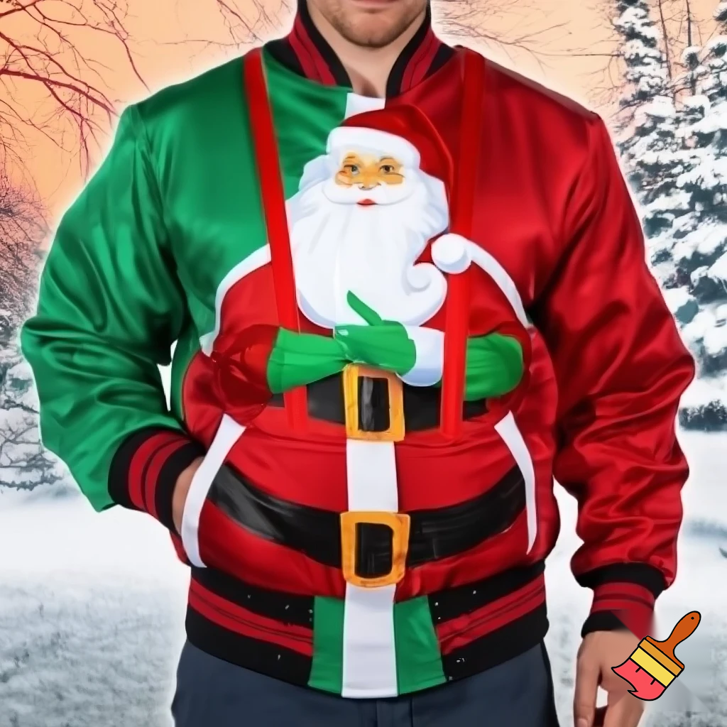 A wizard jacket Christmas jacket Santa Claus wizard