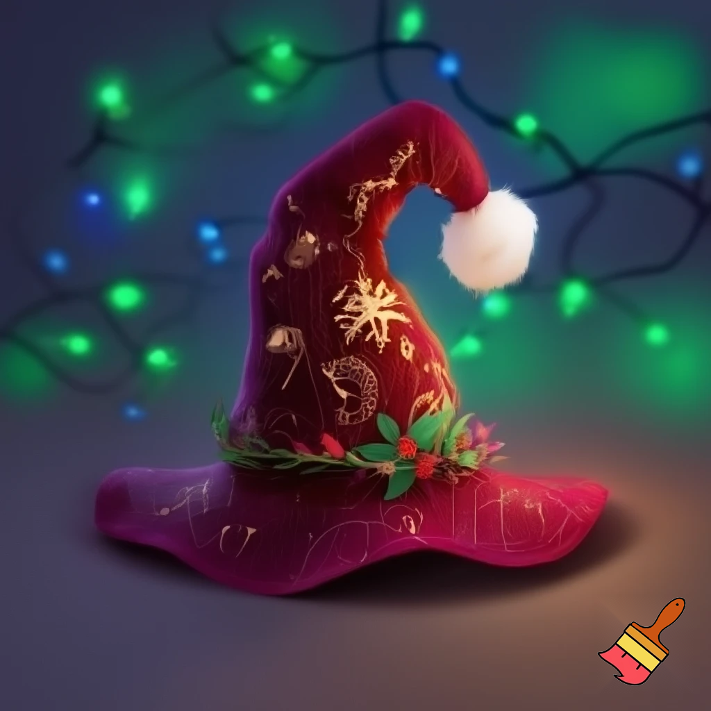 A wizard Christmas hat