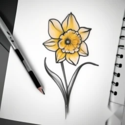 march birth flower tattoo