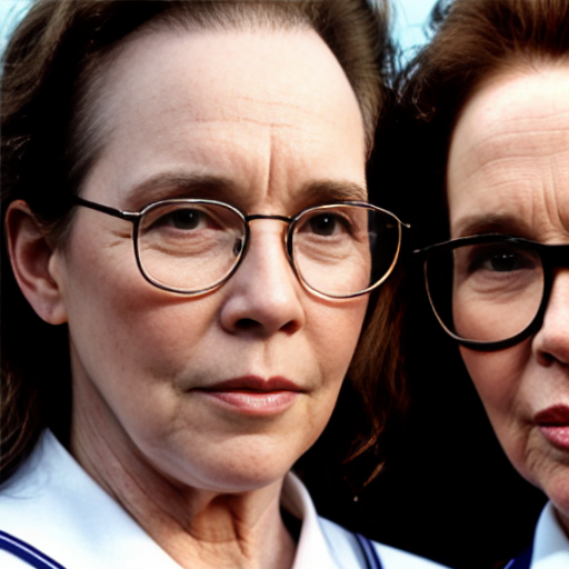 John Goodman y Elizabeth Perkins glasses con sailor uniforme escolar 1