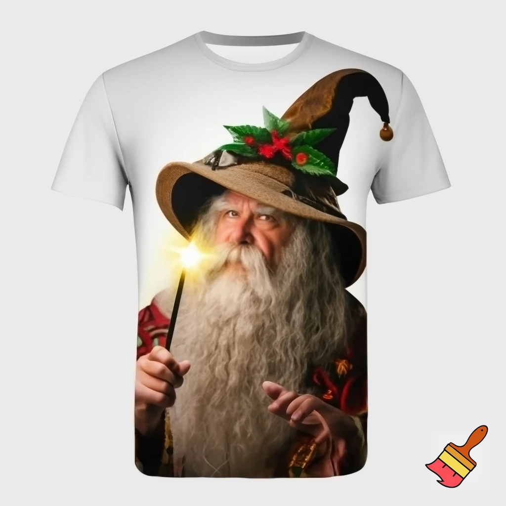  The wizard Christmas T-shirt Christmas