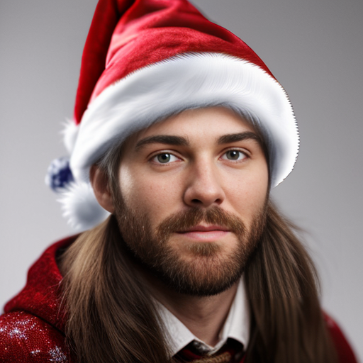 Christmas wizard hat