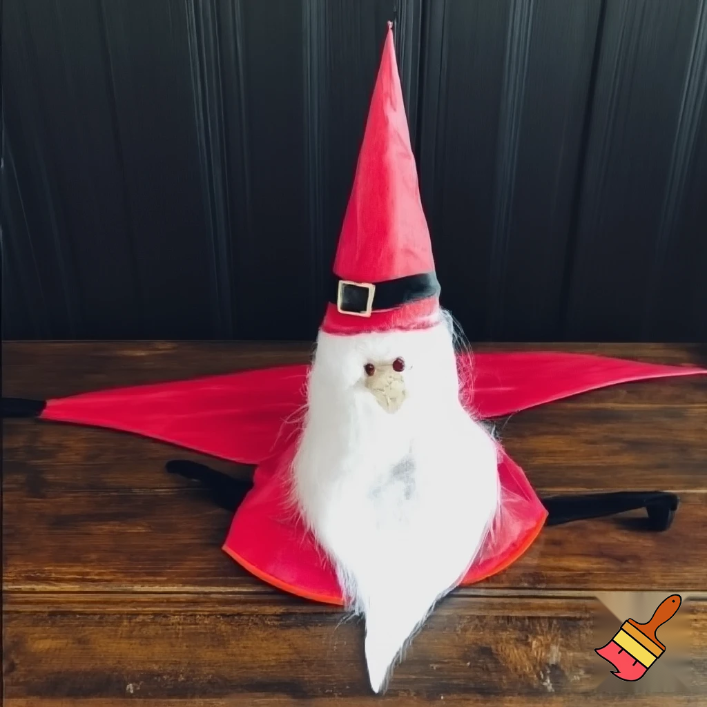 Santa Claus wizard hat📿 bendy wire hat