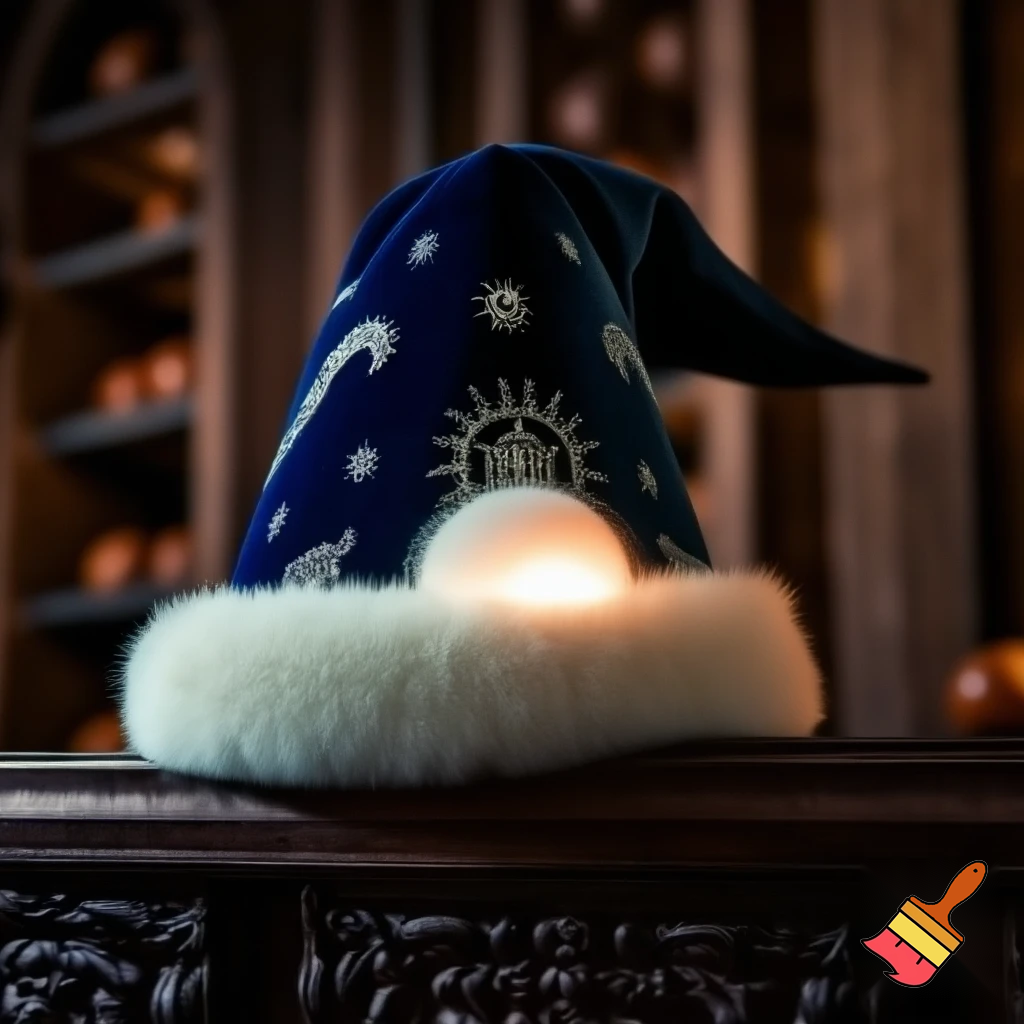 A wizard Christmas hat