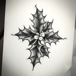 december birth flower tattoo