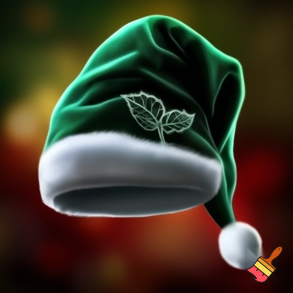Elf Santa Claus hat velvet