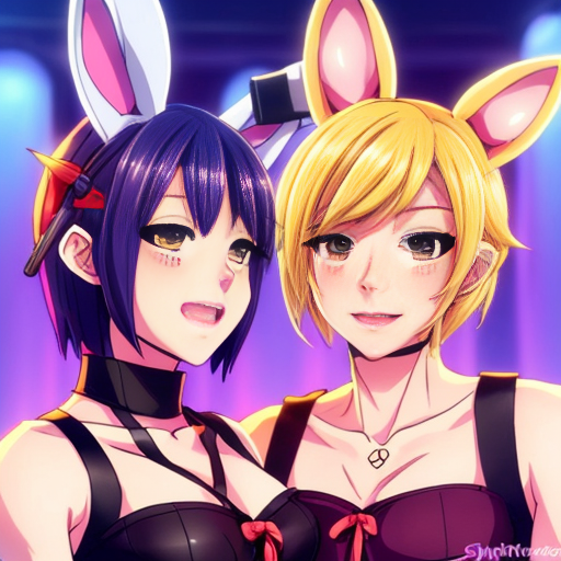 Show me what would happen if a boyfriend and girlfriend (Friday night funkin') were captured by female animatronics fnaf 2 , who then decided to make the boyfriend a girl (change his gender and appearance) and put the girl (boyfriend gender) in a cute, sexy bunny animatronic costume, and the wife girlfriend in a female animatronic cat costume. Both died in agony. How would the spirit of the girl (boyfriend gender) and his wife (girlfriend) react afterward?