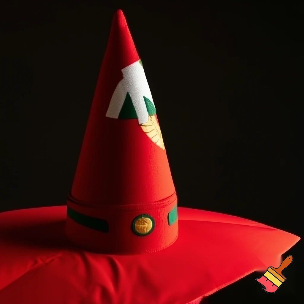 Christmas wizard hat, special costume red plane ramp one