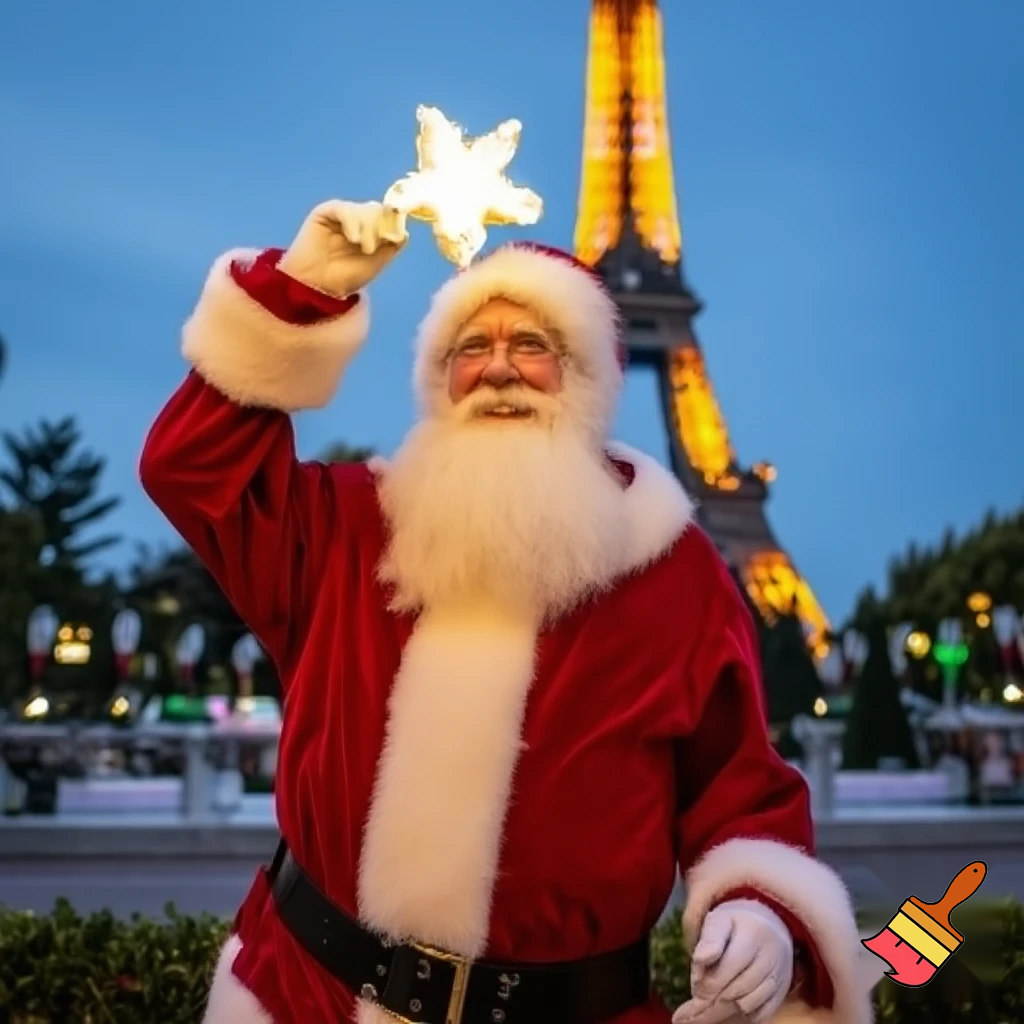 Santa Claus, Paris Disneyland the Santa star Santa Claus