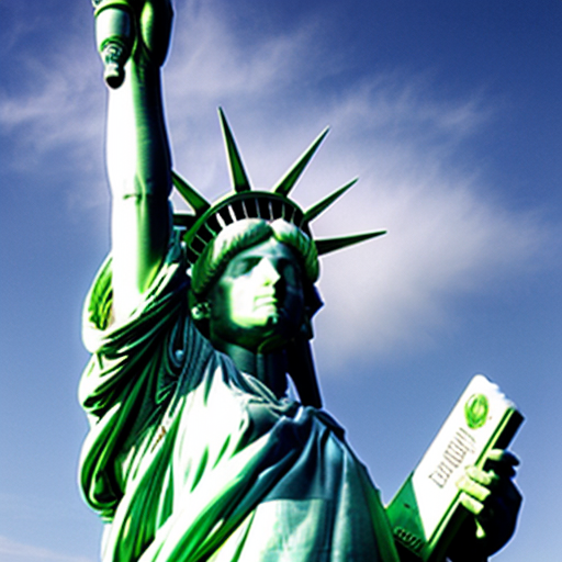 statua della libertà formata solamente da tante piccole bolle di sapone. non deve avere parti che non siano di bolle di sapone. a figura intera