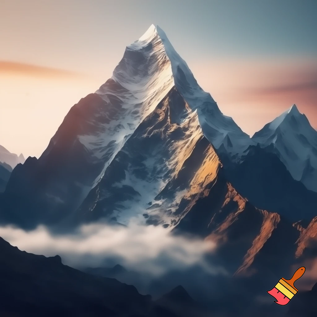 WRITE "BARSHA" in a mountain