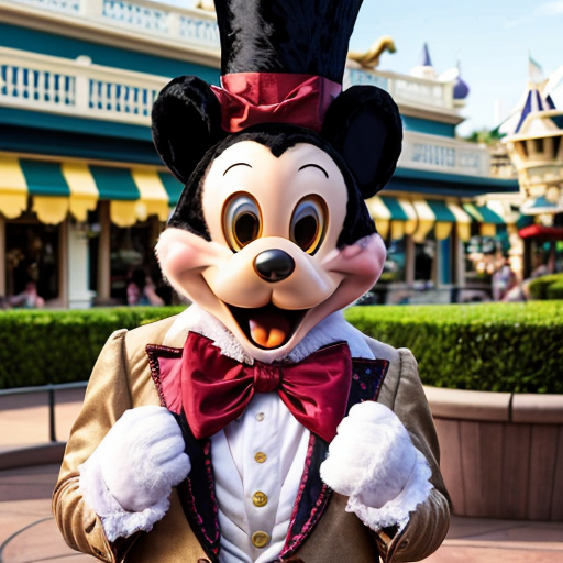 Easter bunny mascot Disneyland costume with the top hat Australia Disney cruise ship