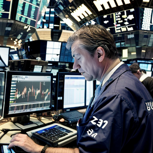 make a image of the stock market
