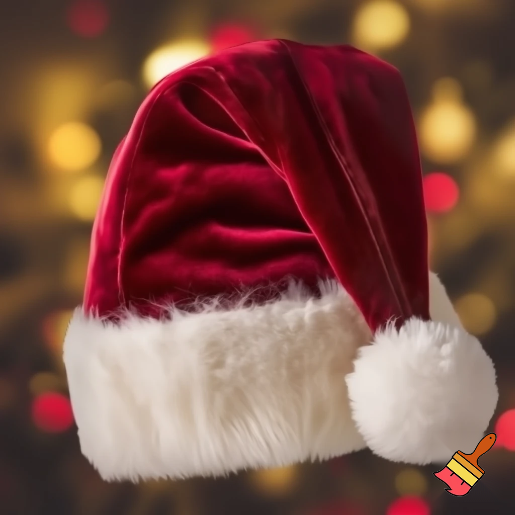 Santa Claus hat velvet Christmas Santa Claus hat 