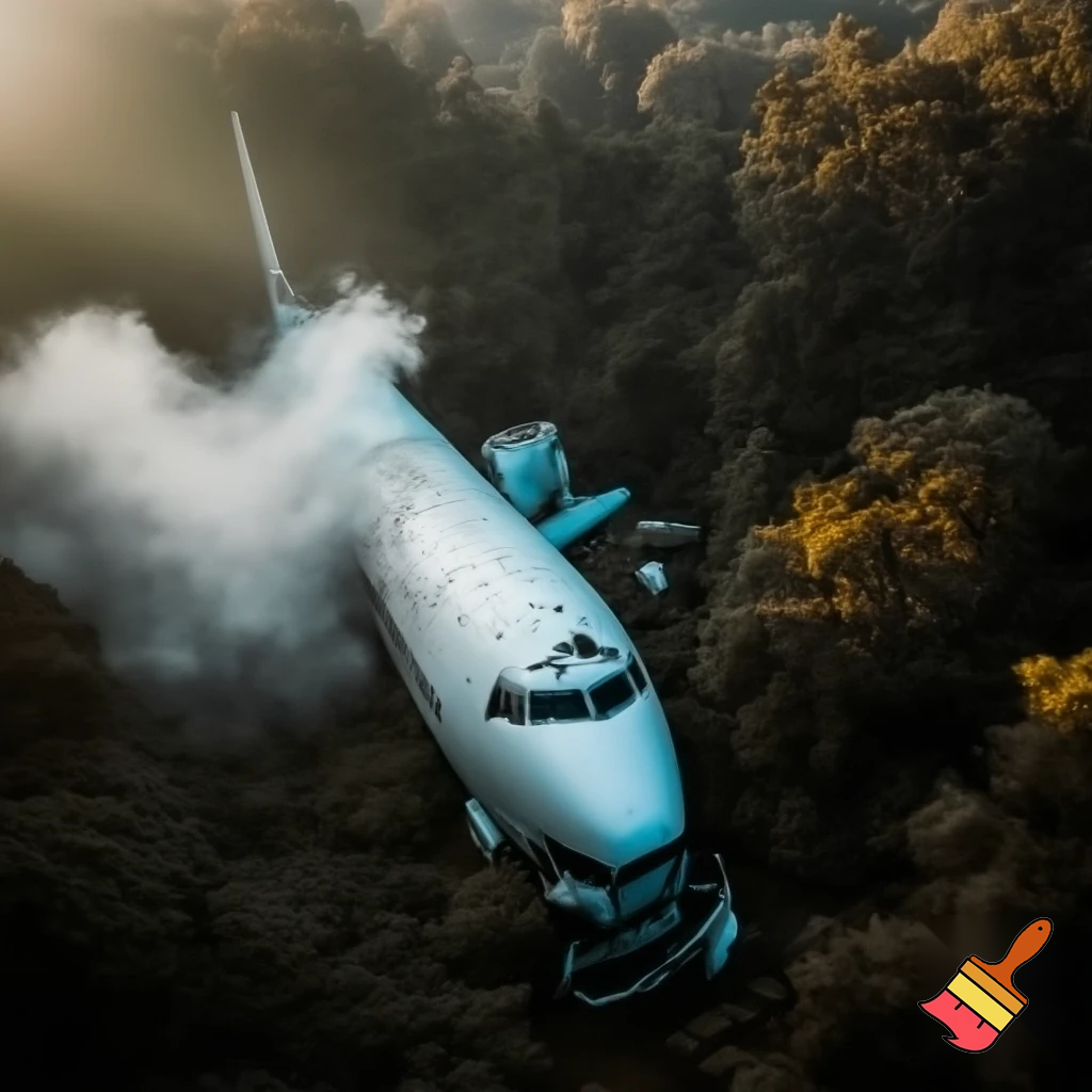 737 crash in forest