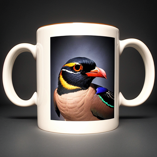 deadly sinister evil animated mug shot indian myna