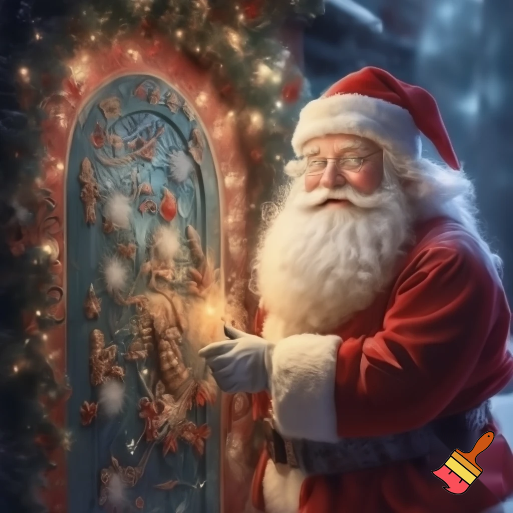 Santa Claus man I do a special door
