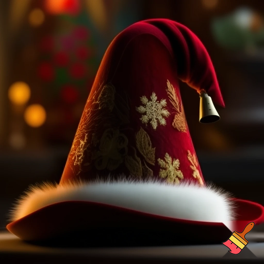 Christmas wizard hat
