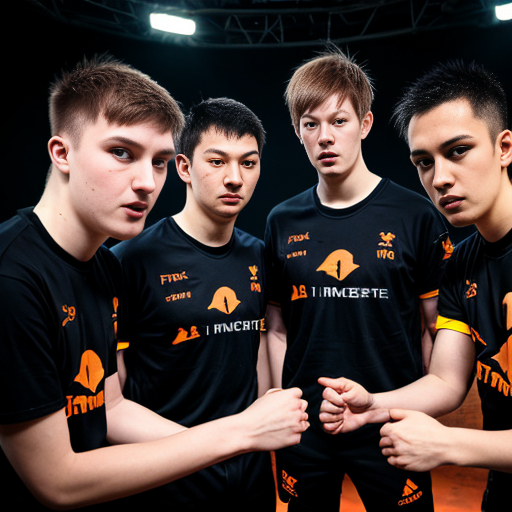 Fnatic team fighting a big Digga D