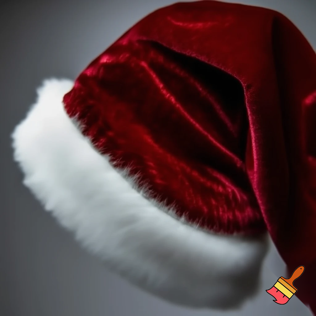 Christmas Santa Claus velvet hat delicate special delicate hat